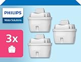 Philips Water Wasserfilter-Kartusche, 3er-Pack, Kompatibel mit Brita und andere große Marken