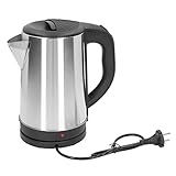 2000W Elektrischer Wasserkocher, 2L Edelstahl-Teekocher Super Power Automatischer Elektrischer Heißwasserkocher für Kaffee Tee